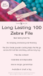 Long Lasting 180 Zebra Cuticle & Contour File Cheap