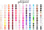 Entire Gelegance Gel Polish & Soulmate Nail Lacquer Chart on Sale