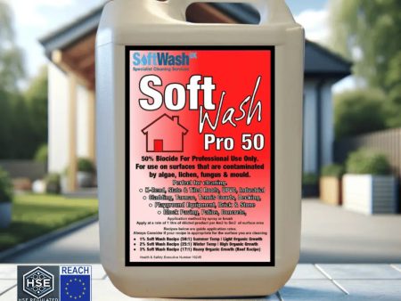 Patio Cleaner Soft Wash Pro 50 Biocide Online now