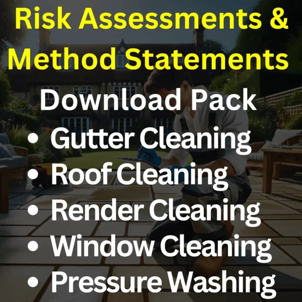 Risk Assessment and Method Statement (RAMS) Pack for Exterior Cleaning Discount