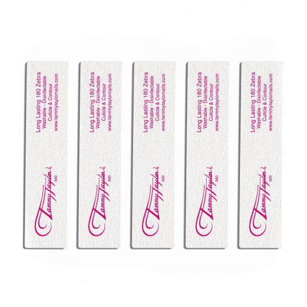 Long Lasting 180 Zebra Cuticle & Contour File Cheap