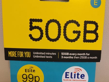 EE PAY AS YOU 3 IN 1 SIM CARD For Discount