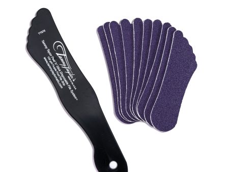 Peel  N Stick Purple Foot File Cheap