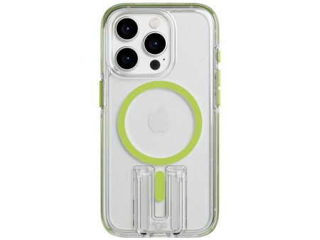 EvoCrystal Kick - Apple iPhone 15 Pro Case MagSafe® Compatible - Lime Sale