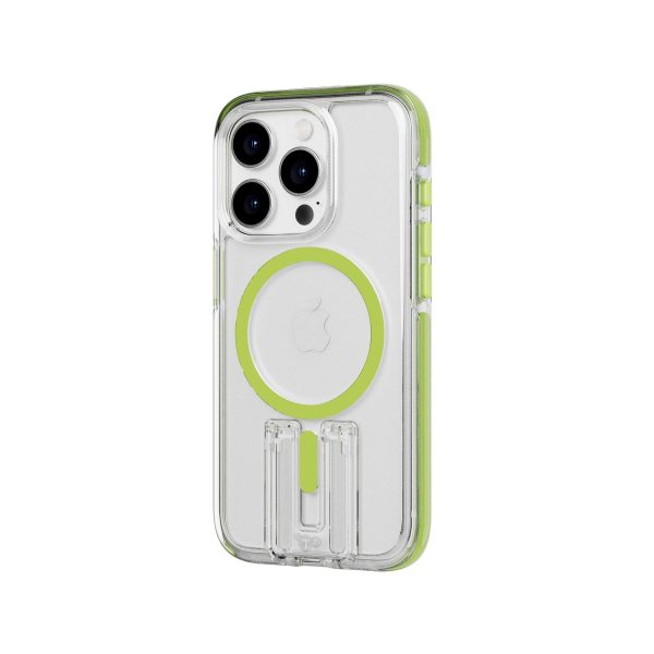 EvoCrystal Kick - Apple iPhone 15 Pro Case MagSafe® Compatible - Lime Sale