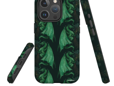 iPhone MagSafe Tough Case -  Arbor Dragon Pattern By Anna Stead Supply