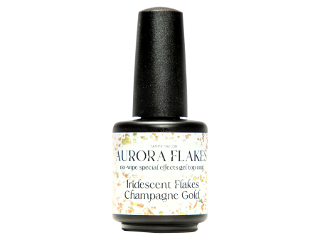 Iridescent Flakes Champagne Gold Top Coat Online