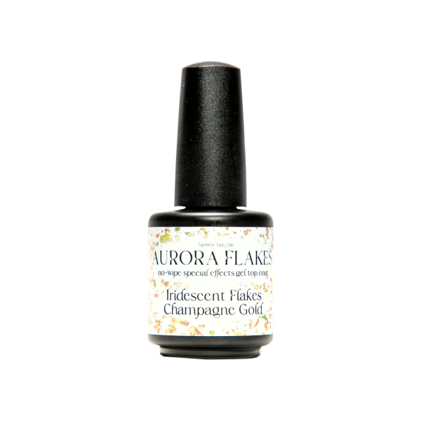 Iridescent Flakes Champagne Gold Top Coat Online