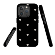 iPhone MagSafe Tough Case -  Hearts Black Discount