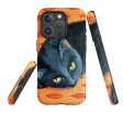 iPhone MagSafe Tough Case - Black Cat By Mary Stubberfield Online