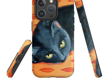 iPhone MagSafe Tough Case - Black Cat By Mary Stubberfield Online