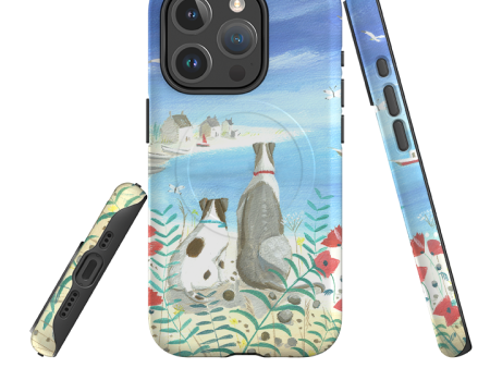 iPhone MagSafe Tough Case - Beach Dogs By Mary Stubberfield Cheap