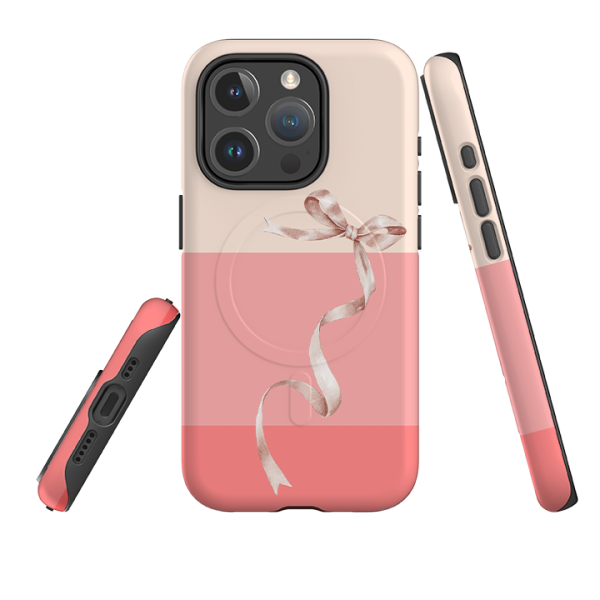 iPhone MagSafe Tough Case -  Wiggly Ribbons Chroma III Cheap