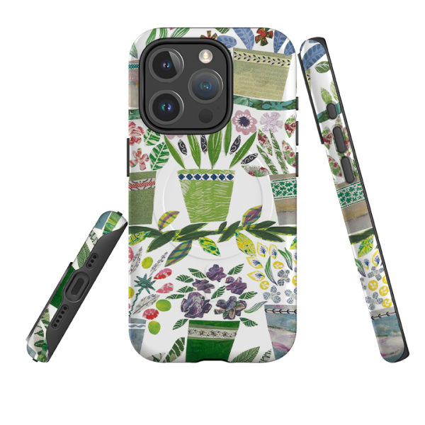 iPhone MagSafe Tough Case -  Flower Pots By Jane Robbins Hot on Sale