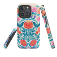 iPhone MagSafe Tough Case -  Floral Birds By Nina Pace Online now