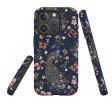 iPhone MagSafe Tough Case -  Peacock and Cherry Blossoms Iris By Helen Ahpornsiri For Sale