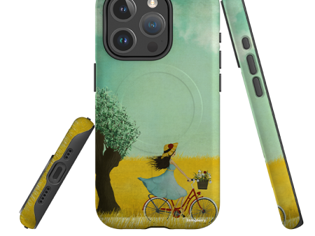 iPhone MagSafe Tough Case - Bike Ride By Maja Lindberg Online Hot Sale