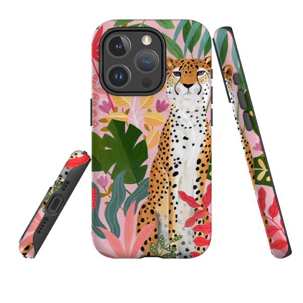 iPhone MagSafe Tough Case - Cheetah Jungle By Bex Parkin Fashion