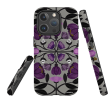 iPhone MagSafe Tough Case -  Purple Flower Skull III By Nina Pace For Discount