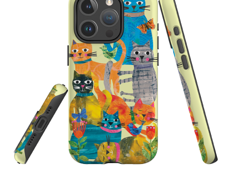 iPhone MagSafe Tough Case - Cat Party By Tracey English Cheap