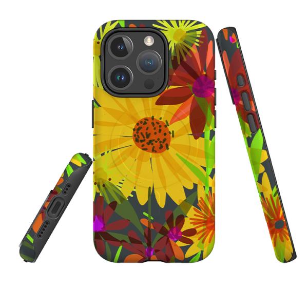 iPhone MagSafe Tough Case -  Sunflowers By Sarah Campbell For Discount