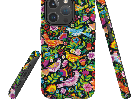 iPhone MagSafe Tough Case -  Folk Birds By Sarah Campbell For Discount