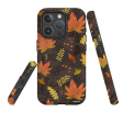 iPhone MagSafe Tough Case -  Autumn Leaves Yellow on Sale