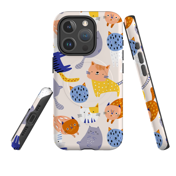 iPhone MagSafe Tough Case -  Cool Cats Hot on Sale