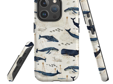 iPhone MagSafe Tough Case - Christmas Whale III By Katherine Quinn on Sale