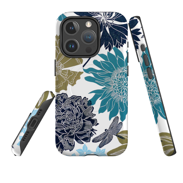 iPhone MagSafe Tough Case -  Cottage Garden Dragonfly By Kate Heiss For Sale