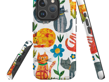 iPhone MagSafe Tough Case - Cats By Tracey English For Cheap