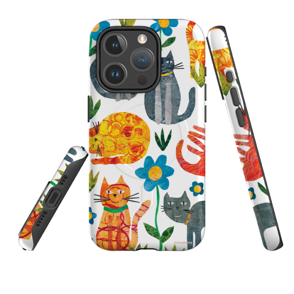 iPhone MagSafe Tough Case - Cats By Tracey English For Cheap