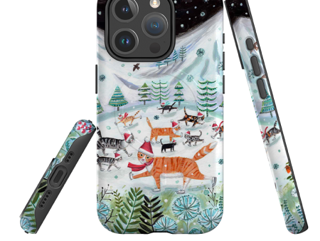 iPhone MagSafe Tough Case - Cats On Ice By Mary Stubberfield Cheap