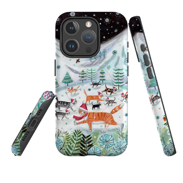 iPhone MagSafe Tough Case - Cats On Ice By Mary Stubberfield Cheap