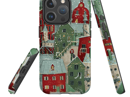 iPhone MagSafe Tough Case - City Winkles Red By Maja Lindberg Online Sale