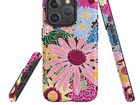 iPhone MagSafe Tough Case -  Jigsaw Floral 1 By Kate Heiss Online now