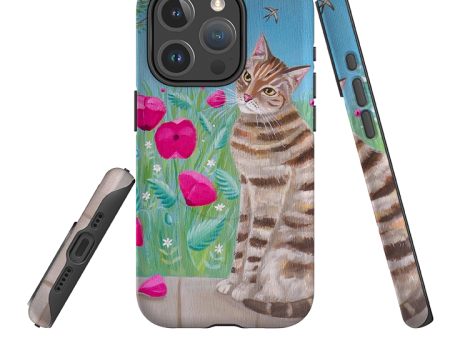 iPhone MagSafe Tough Case - Cat Floral By Mary Stubberfield For Discount