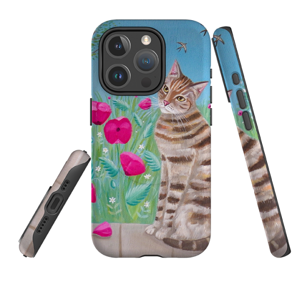 iPhone MagSafe Tough Case - Cat Floral By Mary Stubberfield For Discount