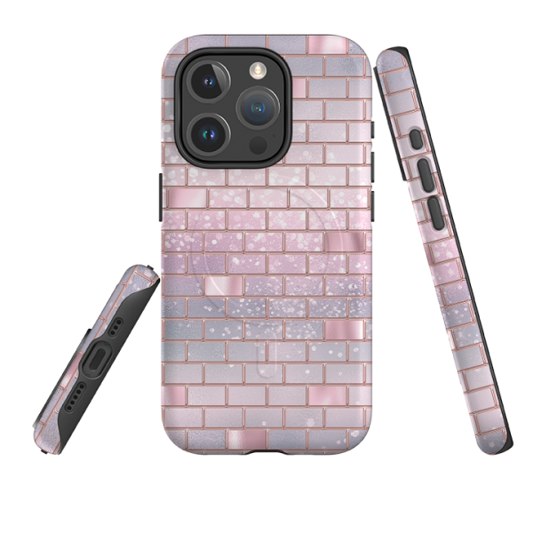 iPhone MagSafe Tough Case -  Pink Wall Sale