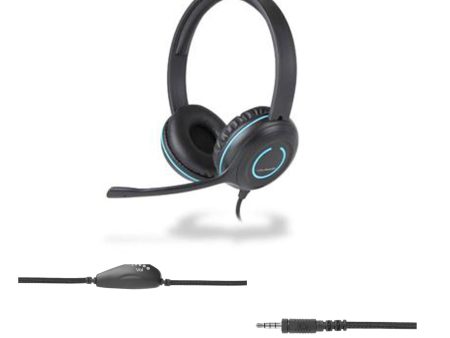 Cyber Acoustics AC-5002 Stereo Headset w  Single Plug on Sale