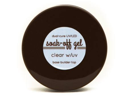 Clear with UV Soak-Off Nail Gel on Sale