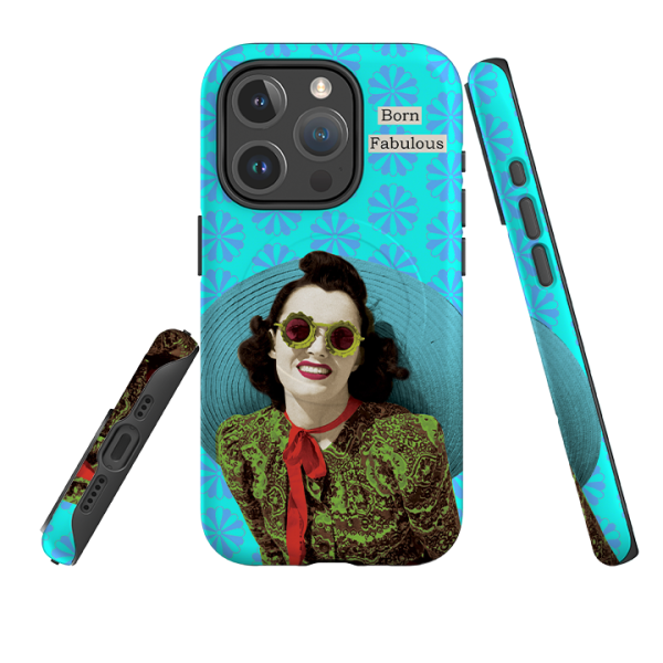 iPhone MagSafe Tough Case - Born Fabulous By Clare Jordan For Cheap