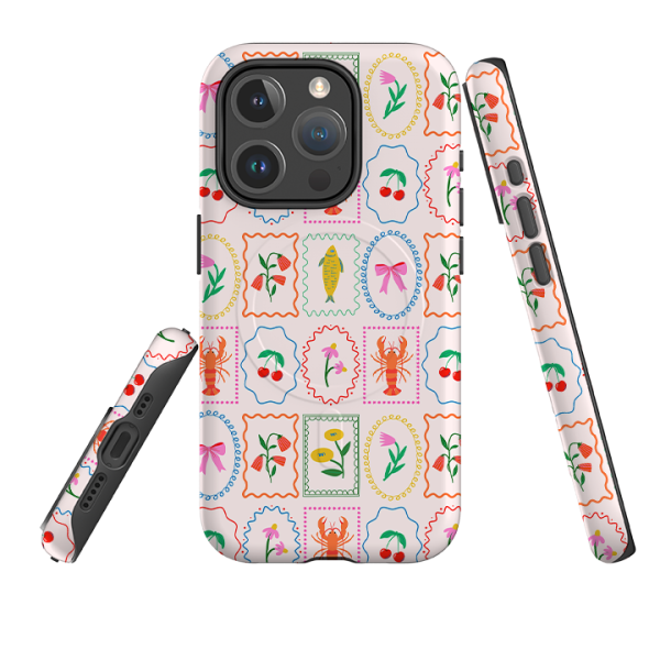 iPhone MagSafe Tough Case -  Chic Stamps Fashion