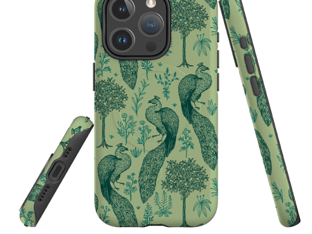 iPhone MagSafe Tough Case -  Peacock Pattern By Anna Stead Fashion