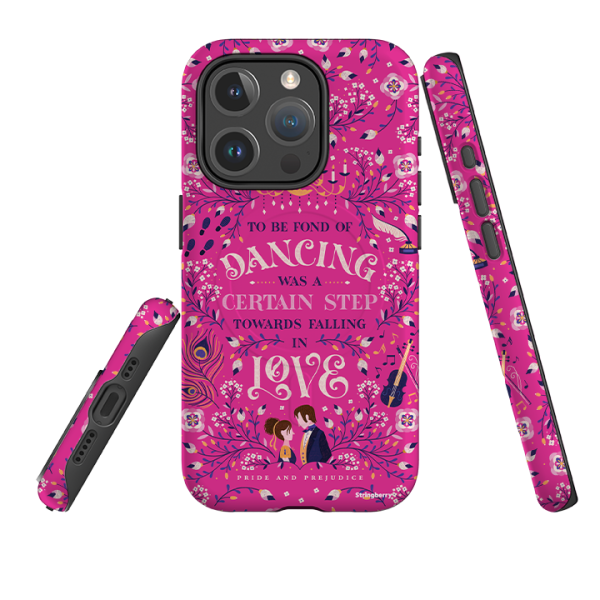 iPhone MagSafe Tough Case -  Pride and Prejudice Pink By Jenny Zemanek Online now