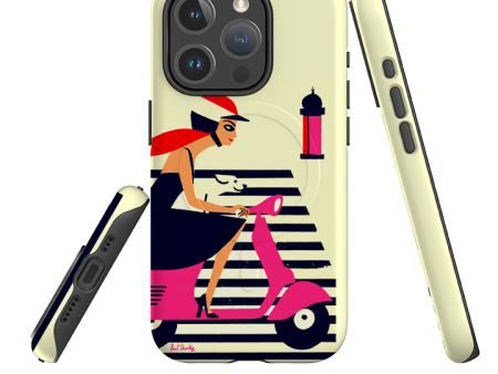 iPhone MagSafe Tough Case -  Vespa Parisienne By Paul Thurlby Online Sale