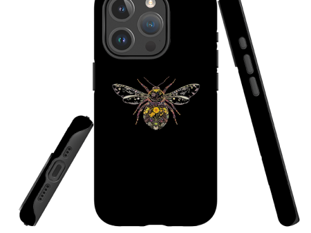 iPhone MagSafe Tough Case -  Floral Bumble Bee By Helen Ahpornsiri Supply