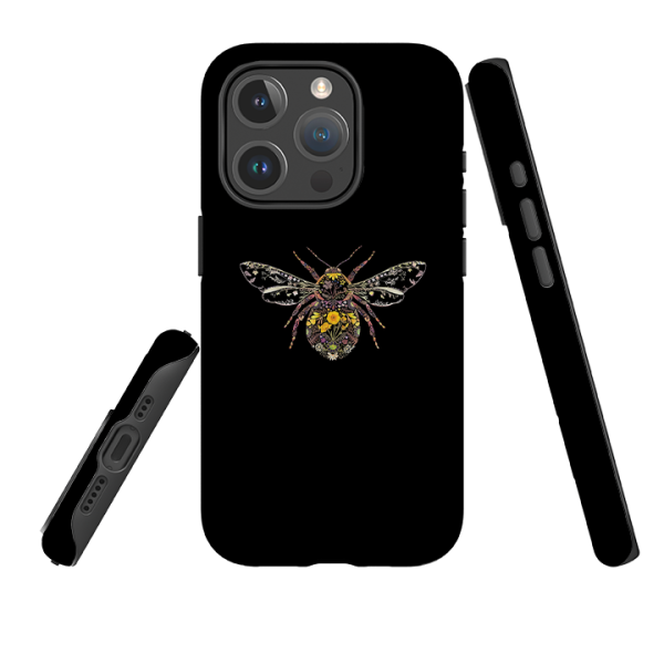 iPhone MagSafe Tough Case -  Floral Bumble Bee By Helen Ahpornsiri Supply