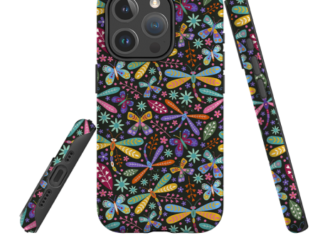 iPhone MagSafe Tough Case -  Dragonflies Multi By Suzy Taylor Discount